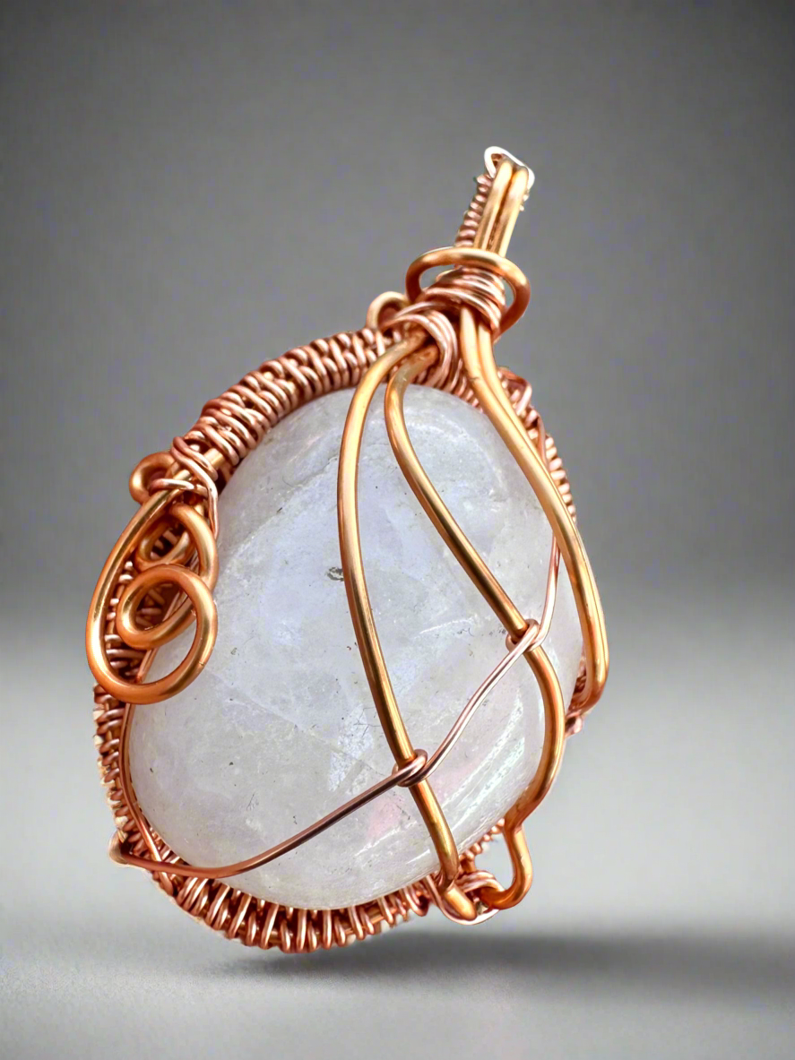 Super Energy Amplifier - Quartz Wrapped in Copper