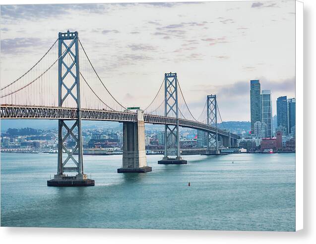 San Francisco Oakland Bay Bridge 1 - Canvas Print