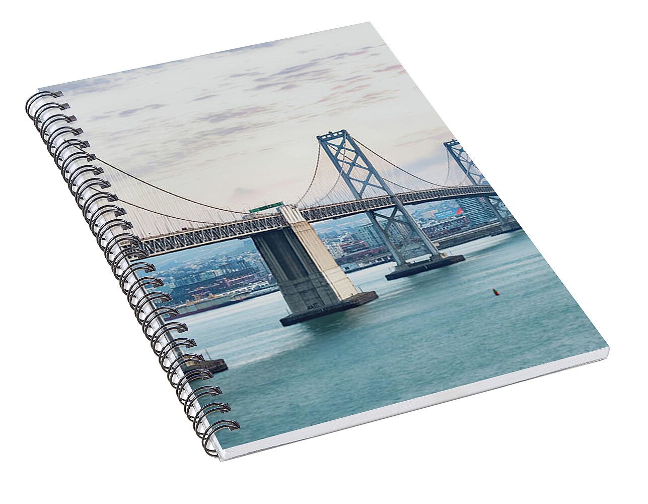 San Francisco Oakland Bay Bridge 1 - Spiral Notebook