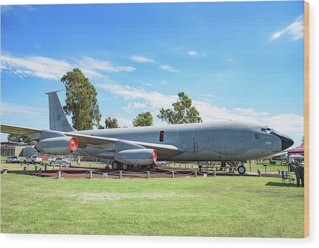 U.S. Air Force Aircraft at Castle Air Force Base 1 - Wood Print
