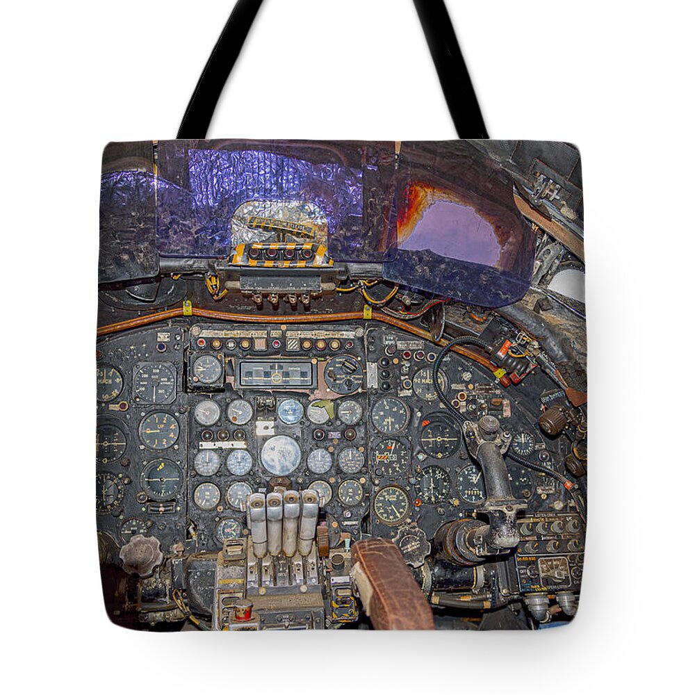 Castle Air Force Base Inside the Cockpit 2 - Tote Bag