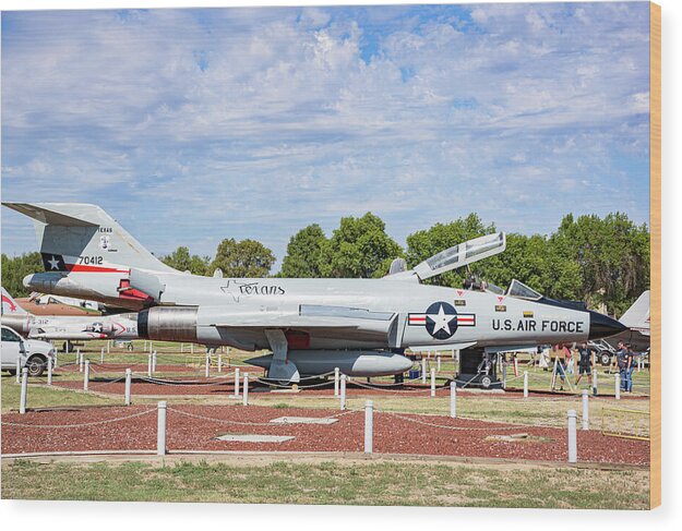 U.S. Air Force Aircraft at Castle Air Force Base 2 - Wood Print