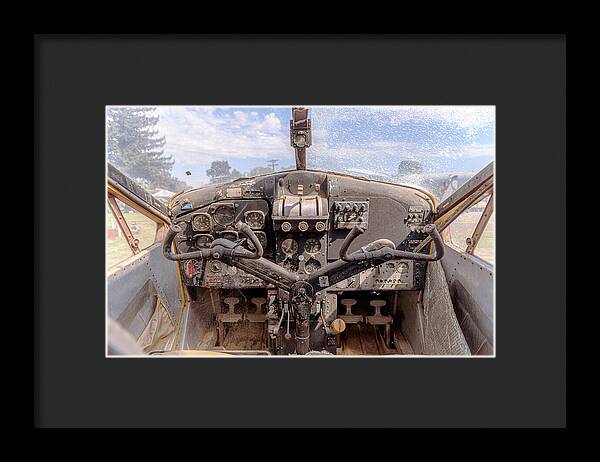 Aviation Cockpit Control Center 7 - Framed Print