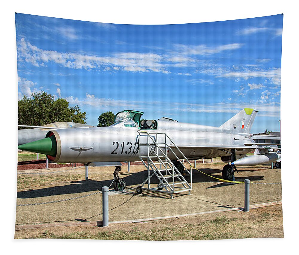 Castle Air Force Base Plane Displayed 7 - Tapestry