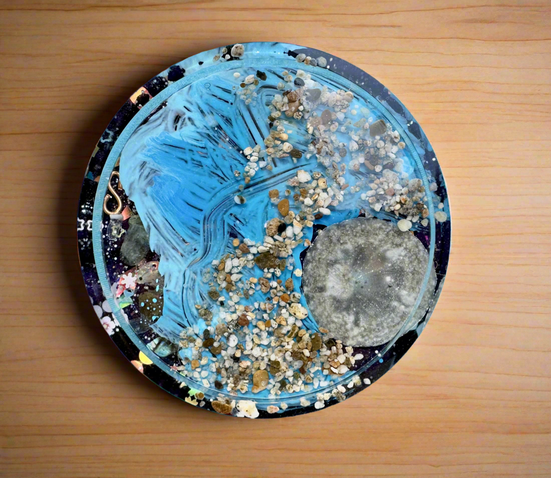 Beach and Sand Shungite Coaster
