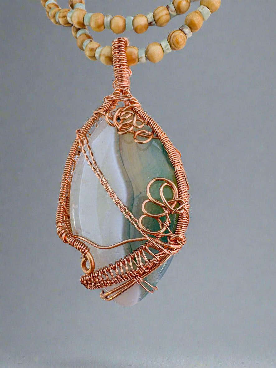 Clear your Mind Amulet - Agate Pendant