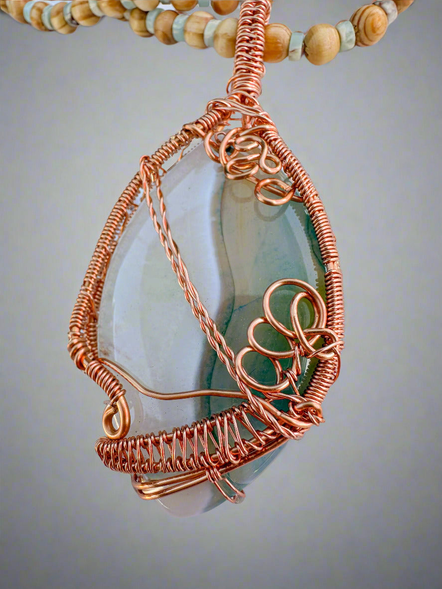 Clear your Mind Amulet - Agate Pendant
