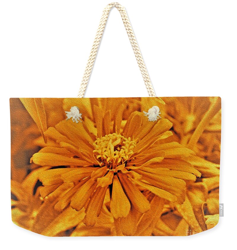 Artistic Image of a Yellow Flower - Weekender Tote Bag
