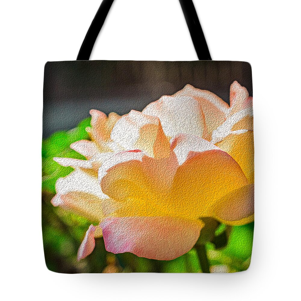Beautiful Glowing Rose Art - Tote Bag