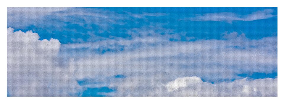 Blue Sky and Fluffy Clouds - Yoga Mat