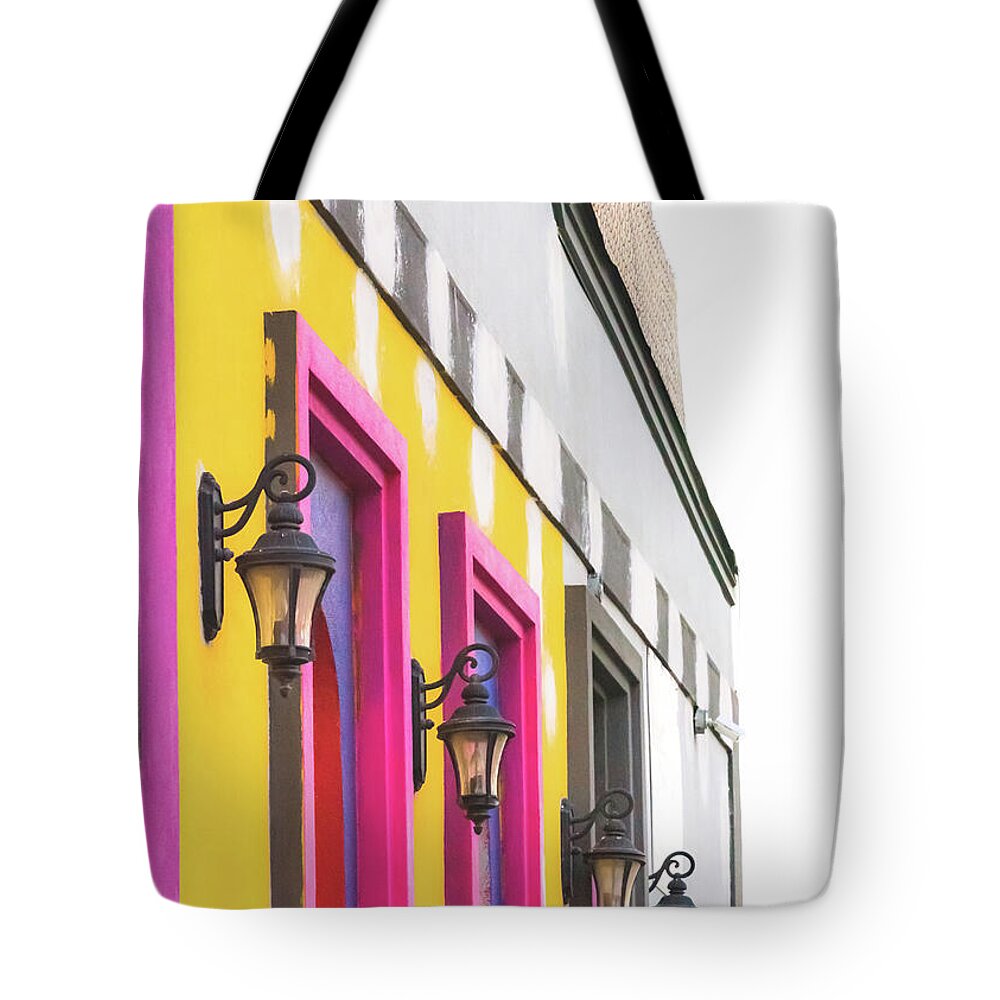 City Lights Abstract Art - Tote Bag