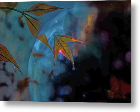 Creative Nature and Planetary Background - Metal Print