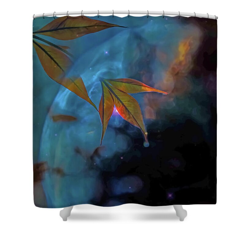 Creative Nature and Planetary Background - Shower Curtain