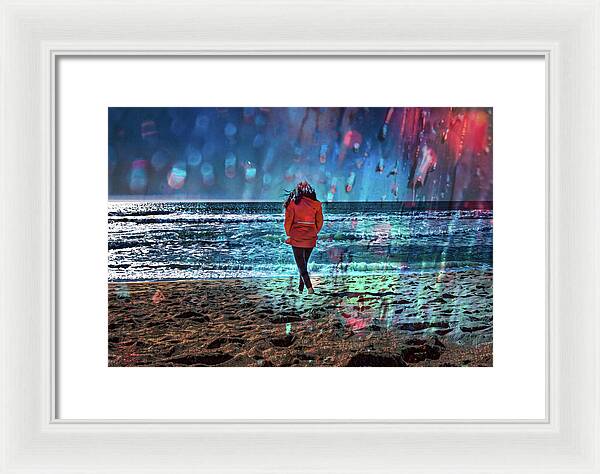Dance in the Rain - Framed Print