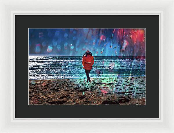 Dance in the Rain - Framed Print