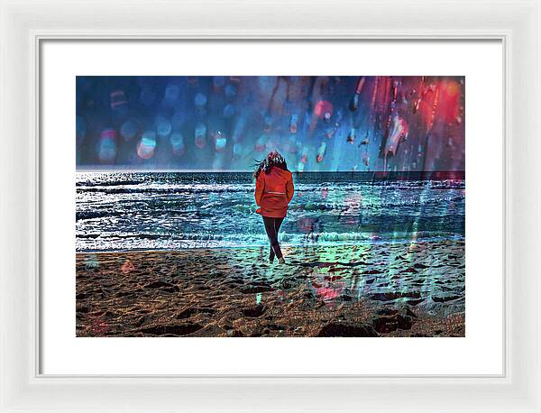 Dance in the Rain - Framed Print