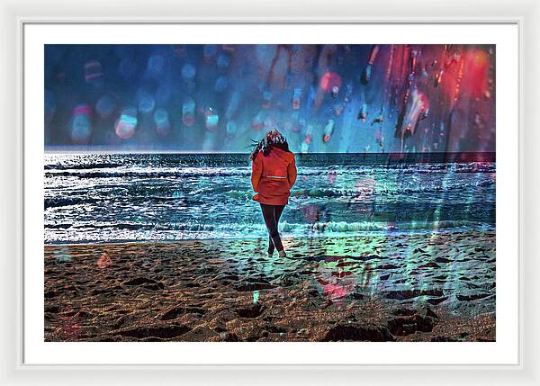 Dance in the Rain - Framed Print