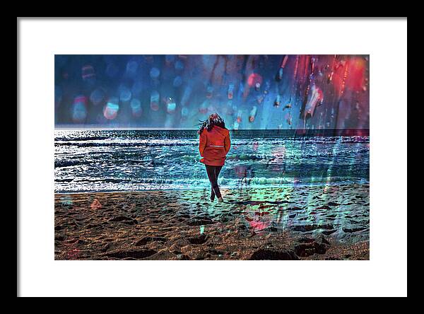 Dance in the Rain - Framed Print