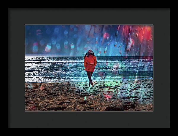 Dance in the Rain - Framed Print