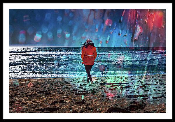 Dance in the Rain - Framed Print