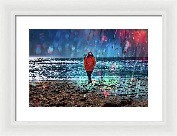 Dance in the Rain - Framed Print