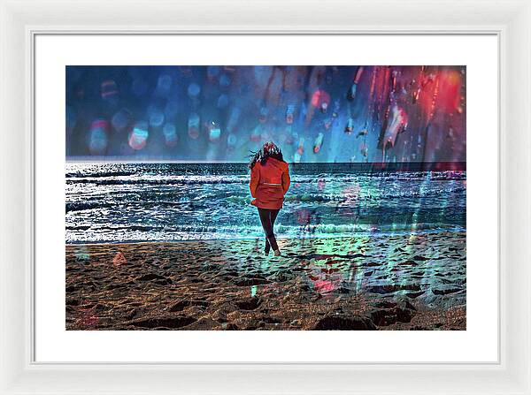 Dance in the Rain - Framed Print