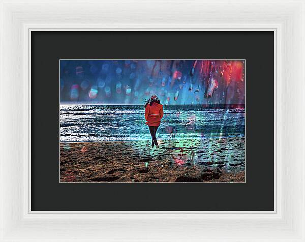 Dance in the Rain - Framed Print