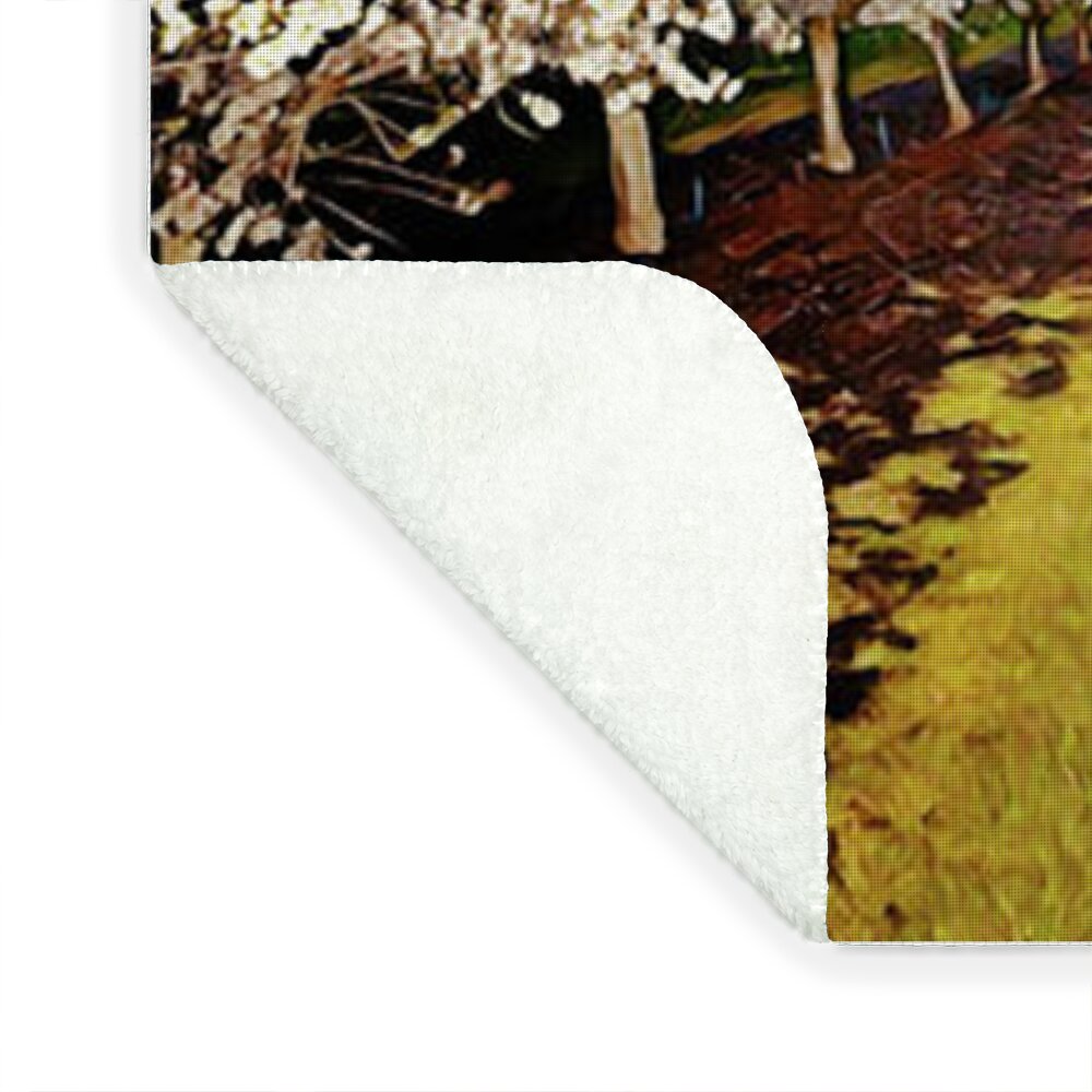 Dark and Cloudy Night Almond Blooms - Blanket