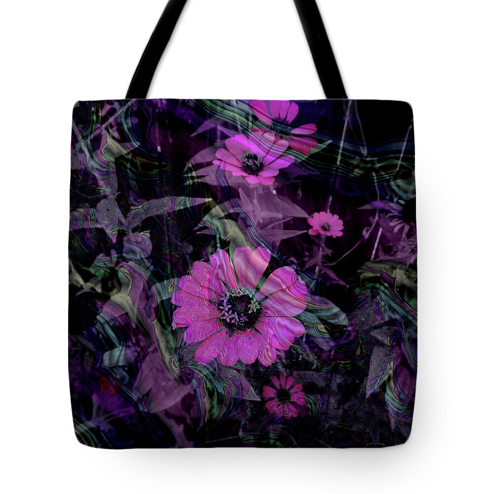 Dark Pinks Flowers and Patterns - Tote Bag