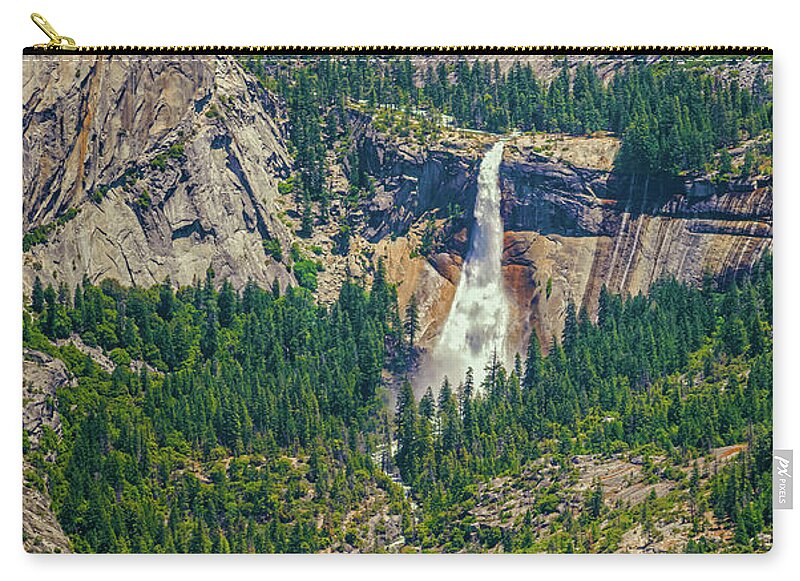 Double Waterfall in Glacier Point - Zip Pouch