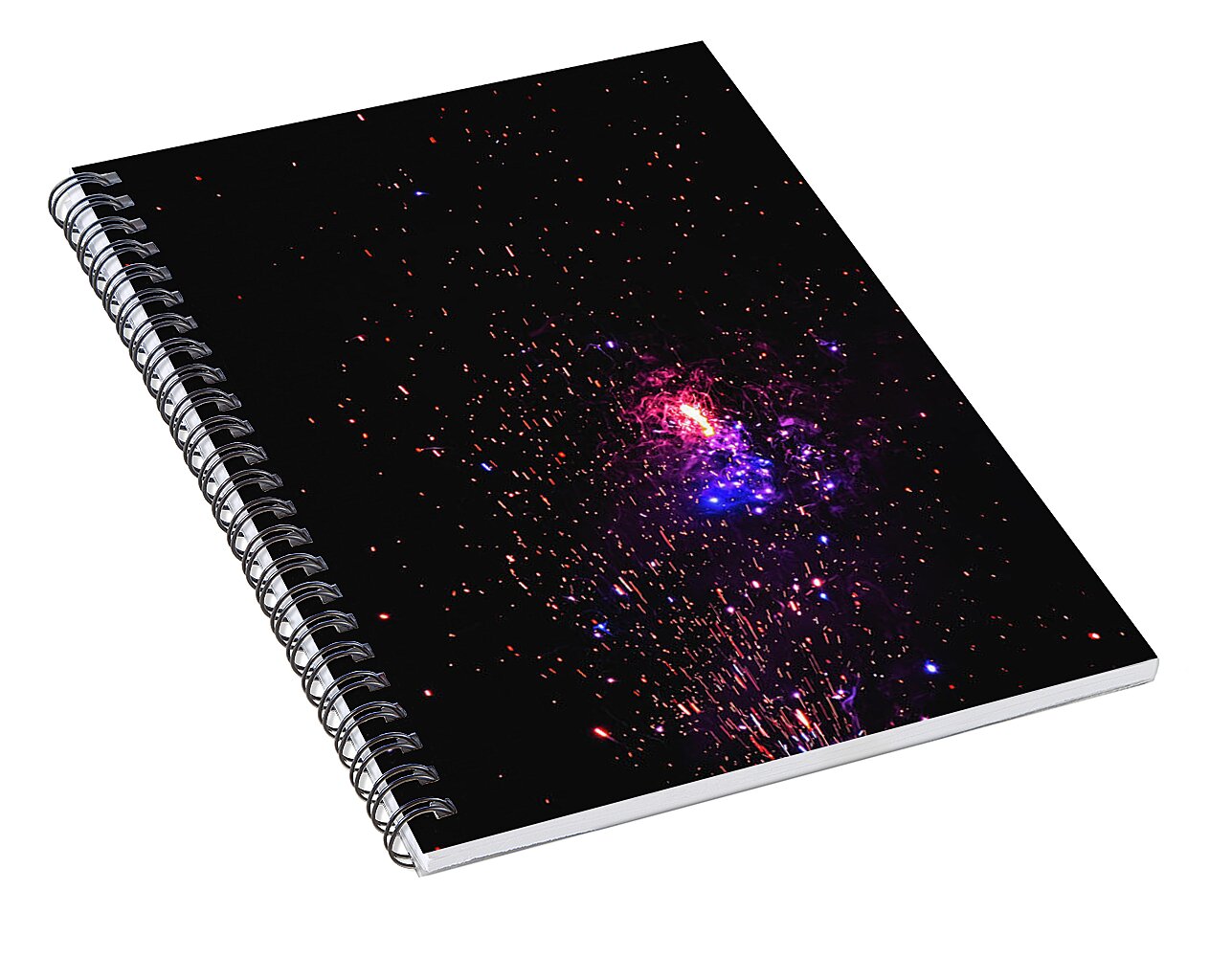 Fireworks Blast of Colors - Spiral Notebook