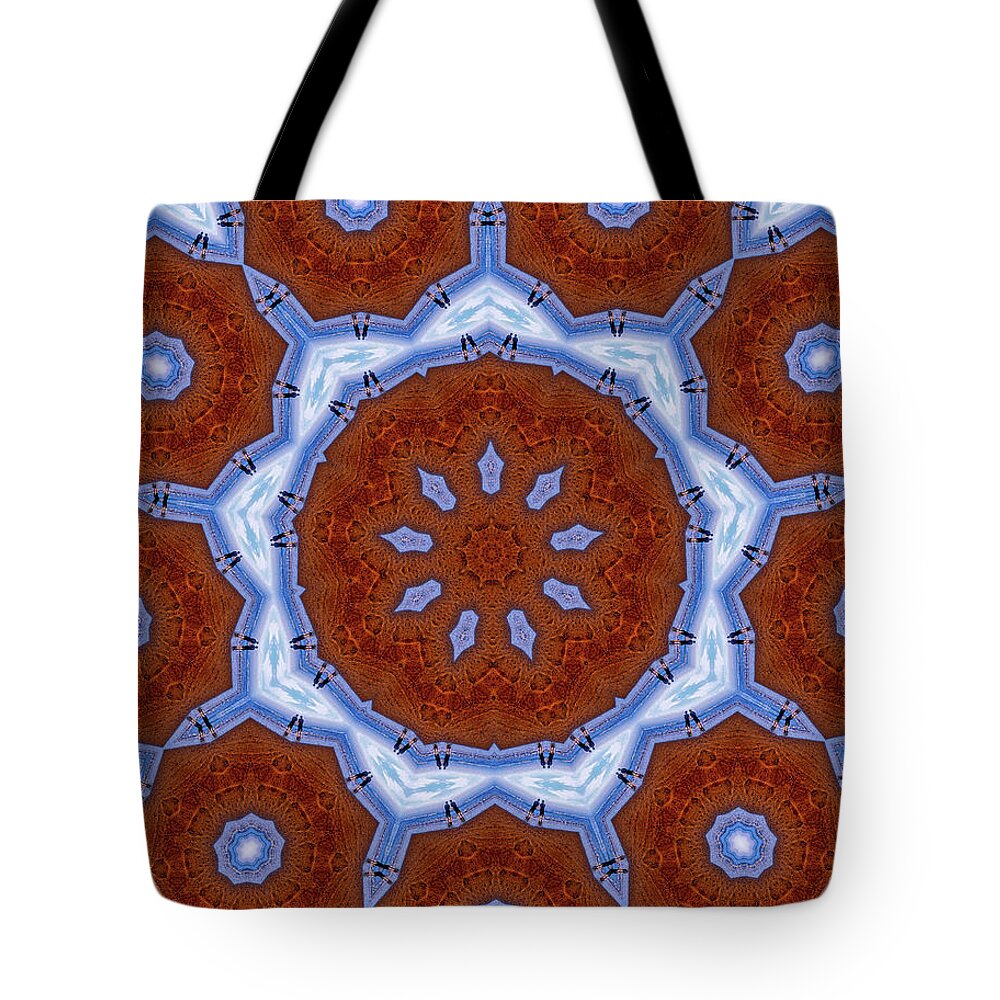 Flower Snowflake Mandala - Tote Bag