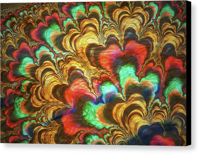 Fractal Abstracts of Waves - Canvas Print