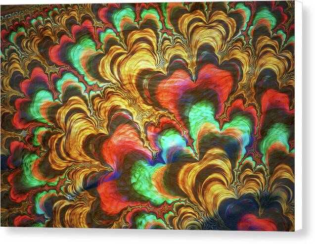 Fractal Abstracts of Waves - Canvas Print