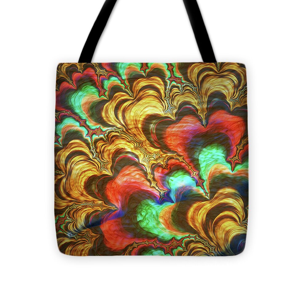 Fractal Abstracts of Waves - Tote Bag