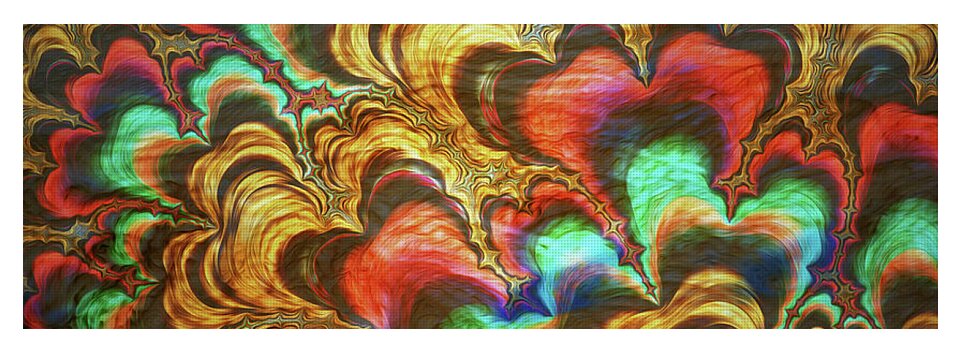 Fractal Abstracts of Waves - Yoga Mat