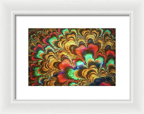 Fractal Abstracts of Waves - Framed Print