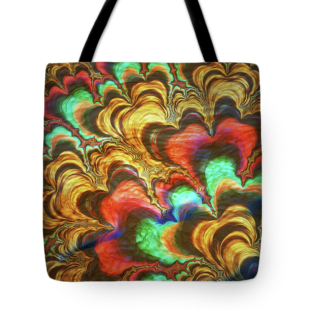 Fractal Abstracts of Waves - Tote Bag