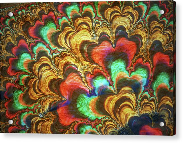 Fractal Abstracts of Waves - Acrylic Print