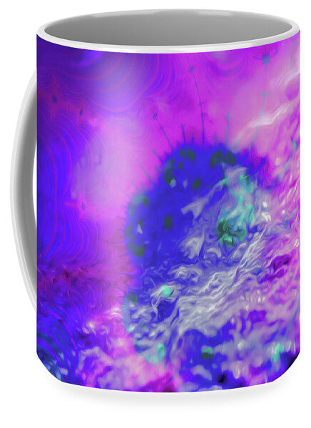 Fractal art of Dark Purples and Magentas - Mug