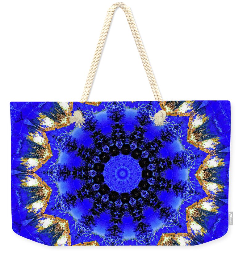 Frequency of Blues Artistic Design - Weekender Tote Bag