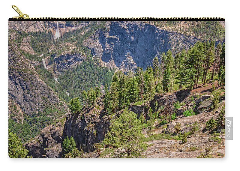 Glacier Point High Above Scene - Zip Pouch
