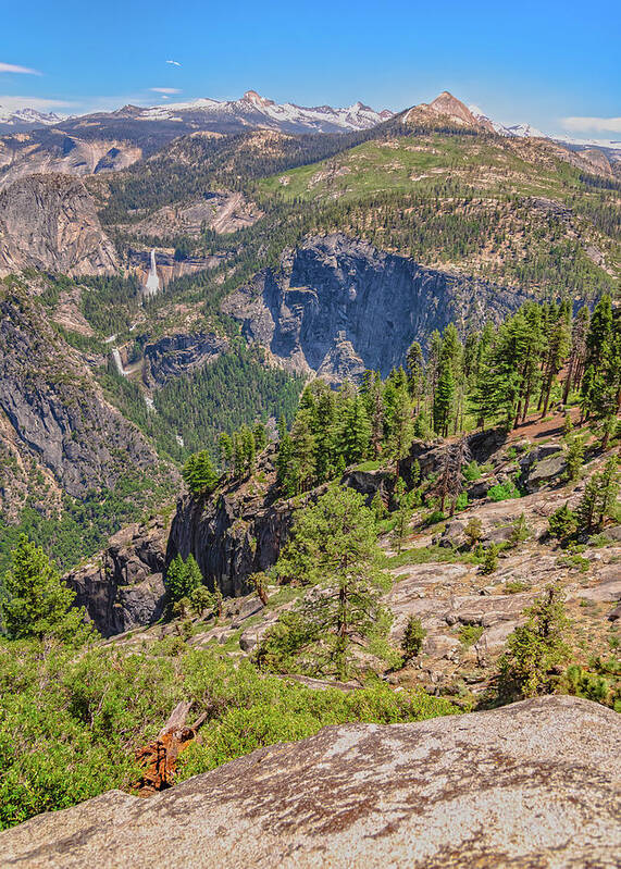 Glacier Point High Above Scene - Art Print