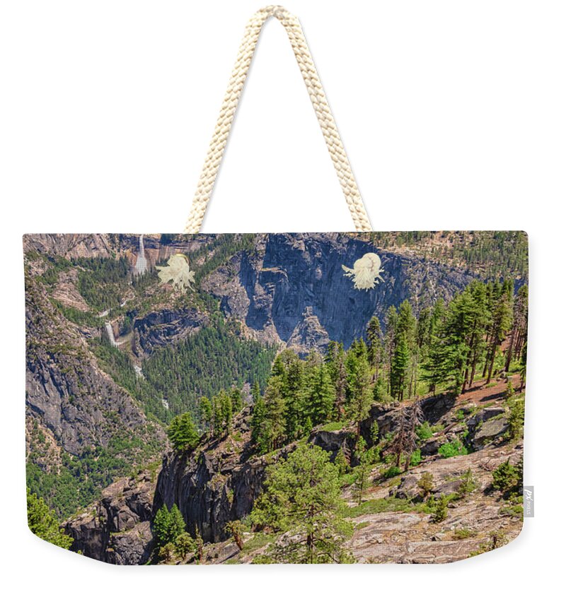Glacier Point High Above Scene - Weekender Tote Bag