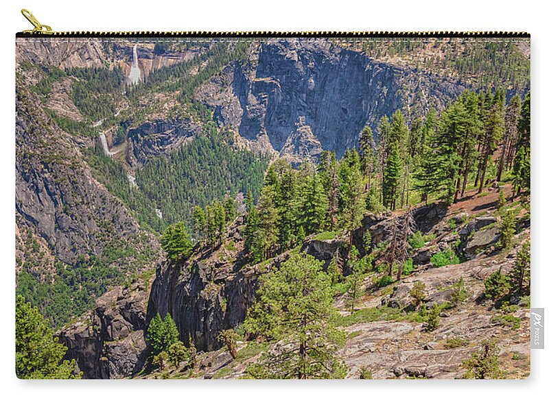 Glacier Point High Above Scene - Zip Pouch