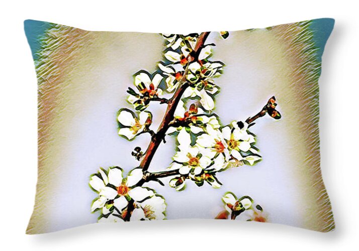 Glory of Blooms Art - Throw Pillow