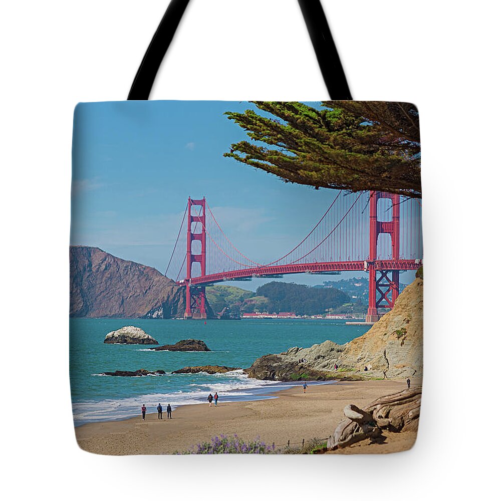 Golden Gate Landscape - Tote Bag