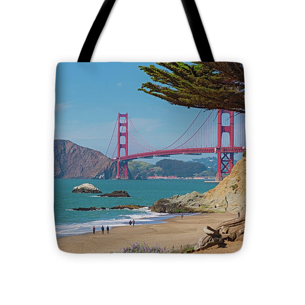 Golden Gate Landscape - Tote Bag