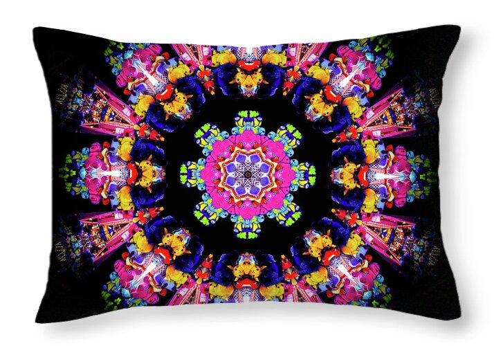 In the Fair Mandala - Throw Pillow