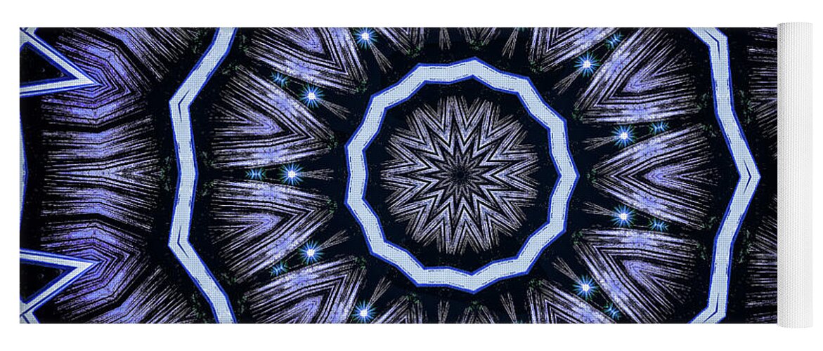 Into the Depths of the Void Mandala Kaleidoscope - Yoga Mat